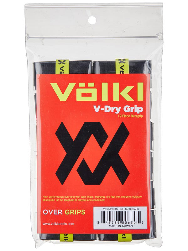 Volkl v Dry Overgrip (12x) (black) - Blk / Os