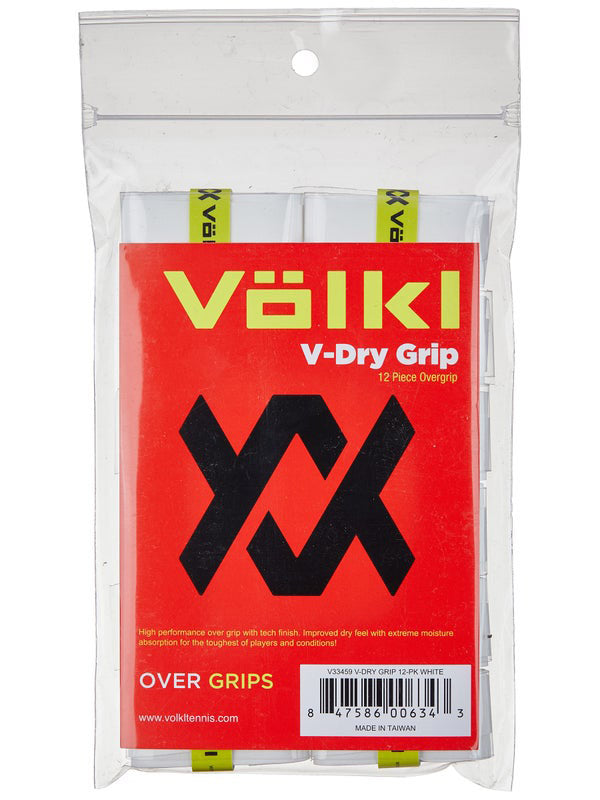 Volkl v Dry Overgrip (12x) (black) - Wht / Os