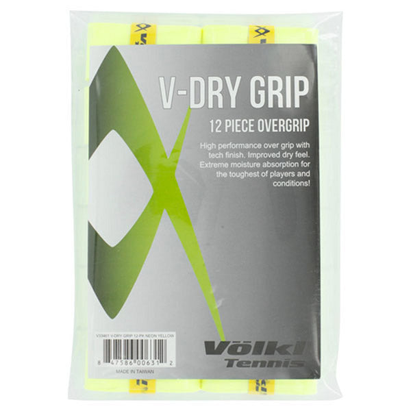 Volkl v Dry Overgrip (12x) (black) - Yel / Os