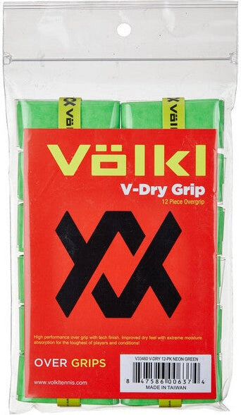 Volkl V-dry Overgrip (12x) - Lime Green