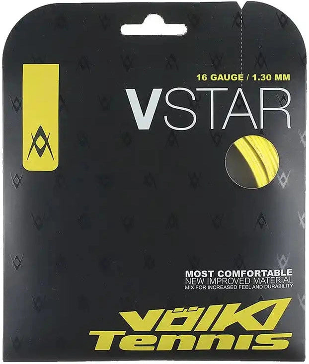 Volkl V-star 16g Tennis String - Silver