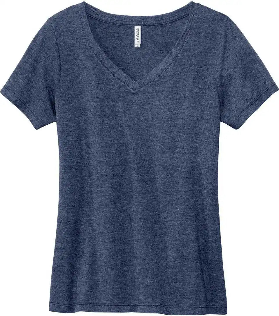 Volunteer Knitwear Lvl45v Women’s Daily v Neck Tee Heather Navy