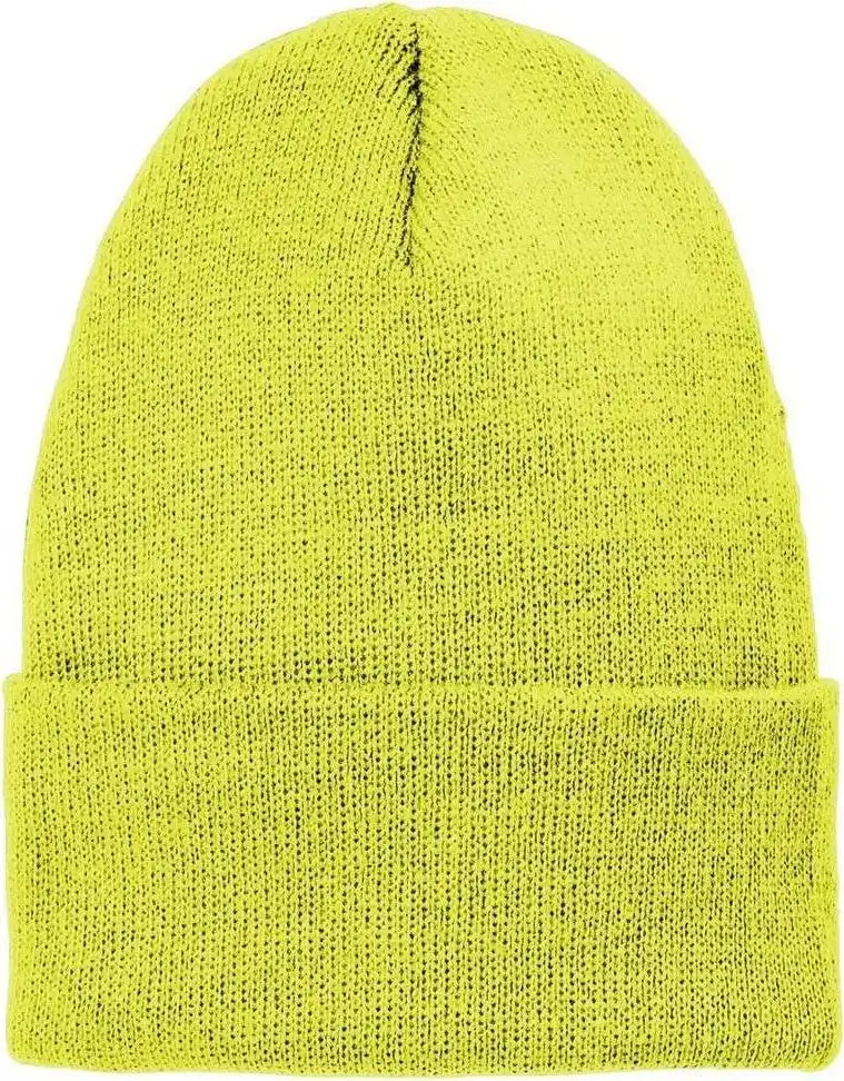 Volunteer Knitwear Vl10 Chore Beanie - Neon Yellow - Adult Osfm
