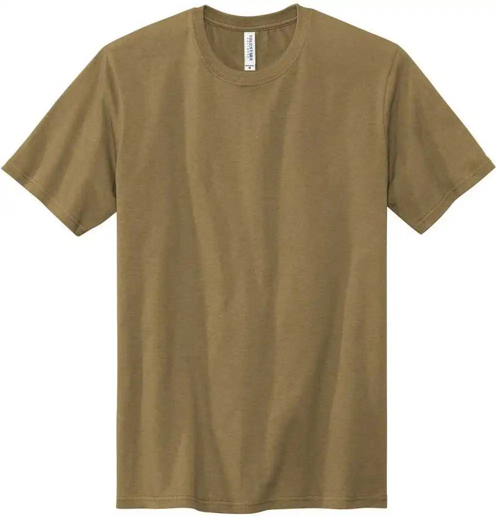 Volunteer Knitwear Vl100 All-american Tee - Coyote Brown