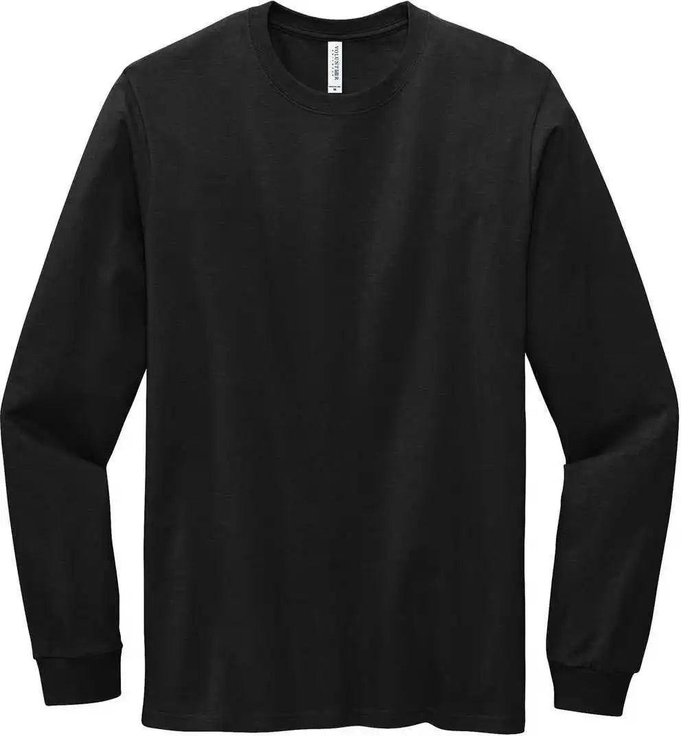 Volunteer Knitwear Vl100ls All-american Long Sleeve Tee - Deep Black