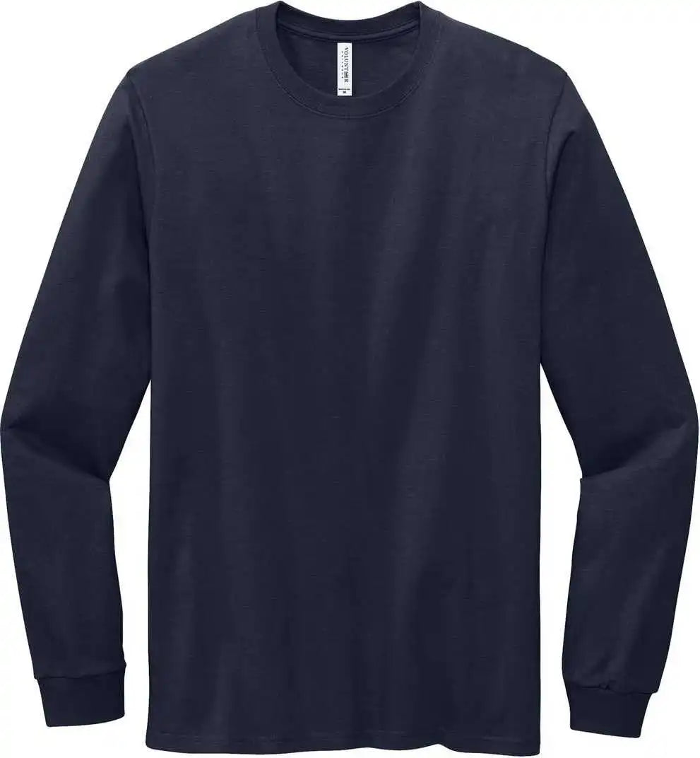 Volunteer Knitwear Vl100ls All-american Long Sleeve Tee - Strong Navy