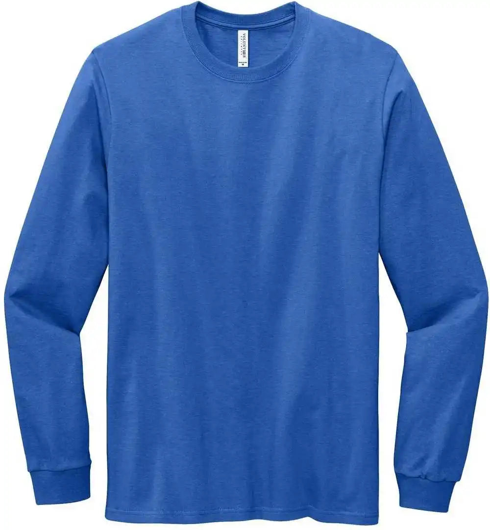 Volunteer Knitwear Vl100ls All-american Long Sleeve Tee - True Royal