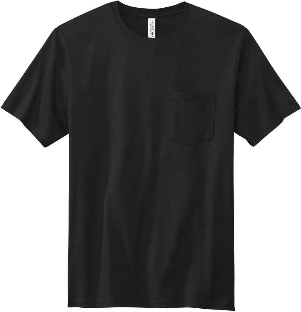 Volunteer Knitwear Vl100p All-american Pocket Tee - Deep Black