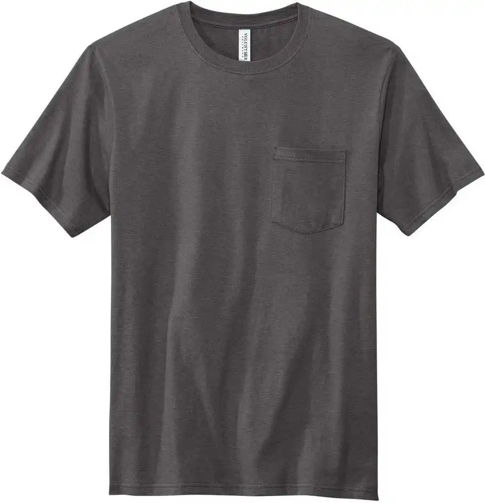 Volunteer Knitwear Vl100p All-american Pocket Tee - Grey Steel