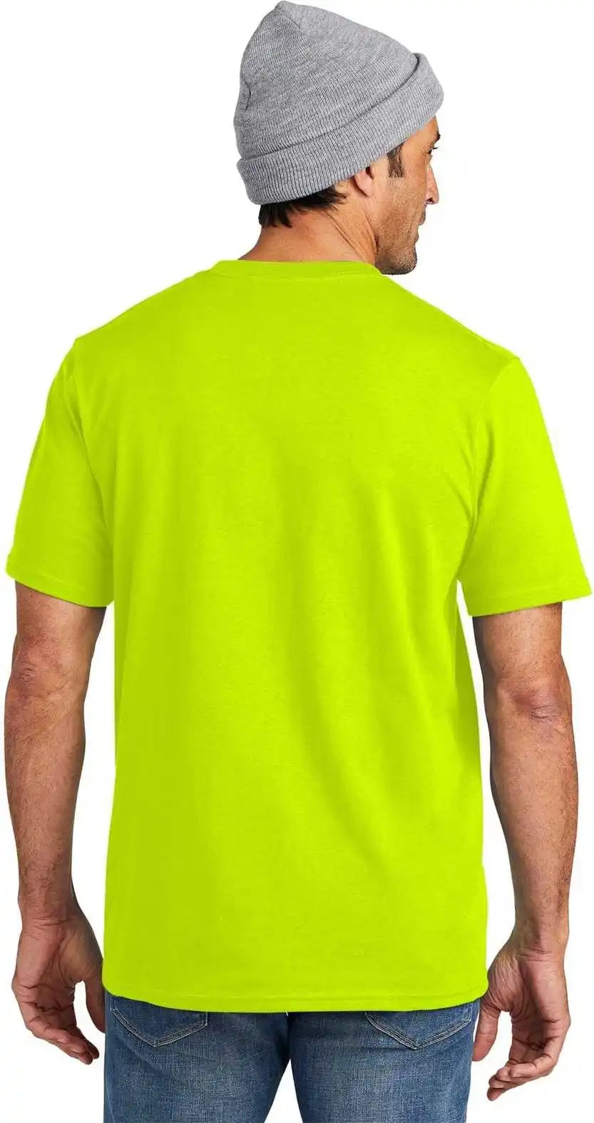 Volunteer Knitwear Vl100p All-american Pocket Tee - Safety Green