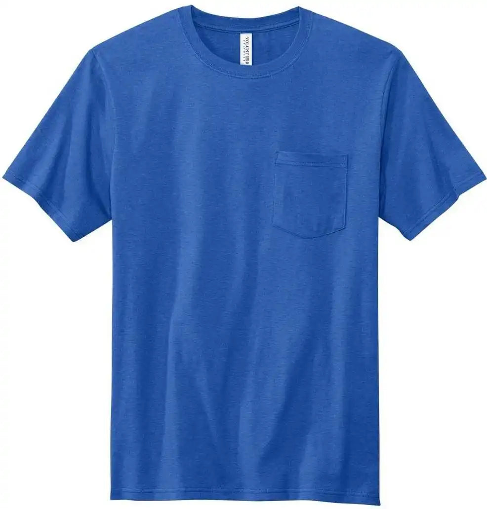 Volunteer Knitwear Vl100p All-american Pocket Tee - True Royal