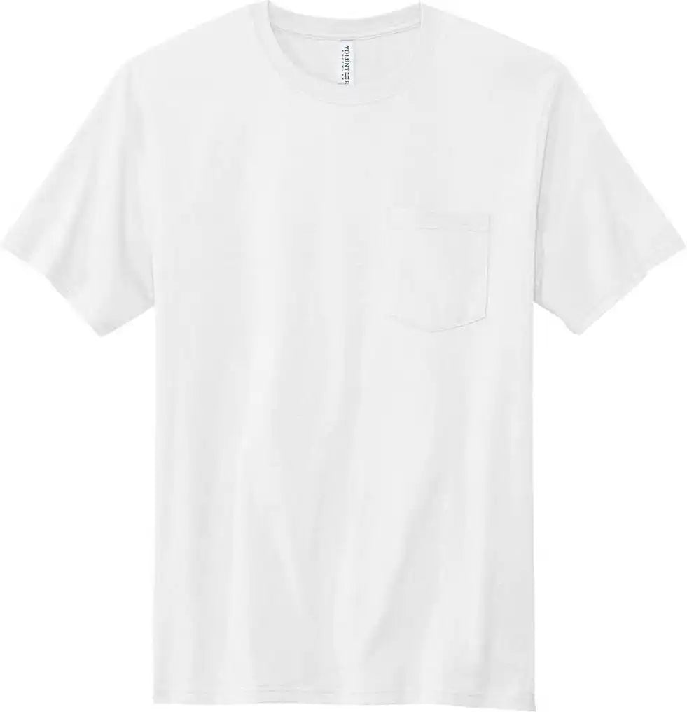 Volunteer Knitwear Vl100p All-american Pocket Tee - White