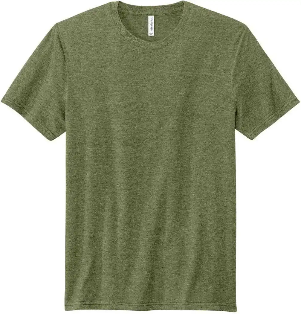 Volunteer Knitwear Vl40 Tri Tee Military Green Heather