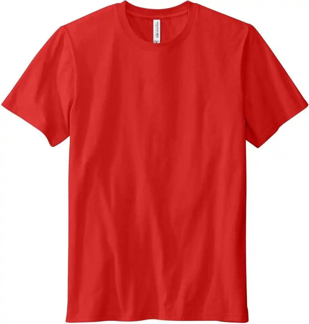 Volunteer Knitwear Vl45 Daily Tee - Flag Red