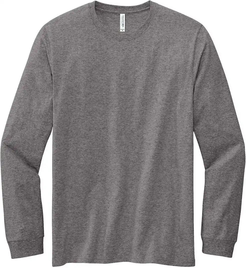 Volunteer Knitwear Vl60ls Chore Long Sleeve Tee - Dark Heather Grey