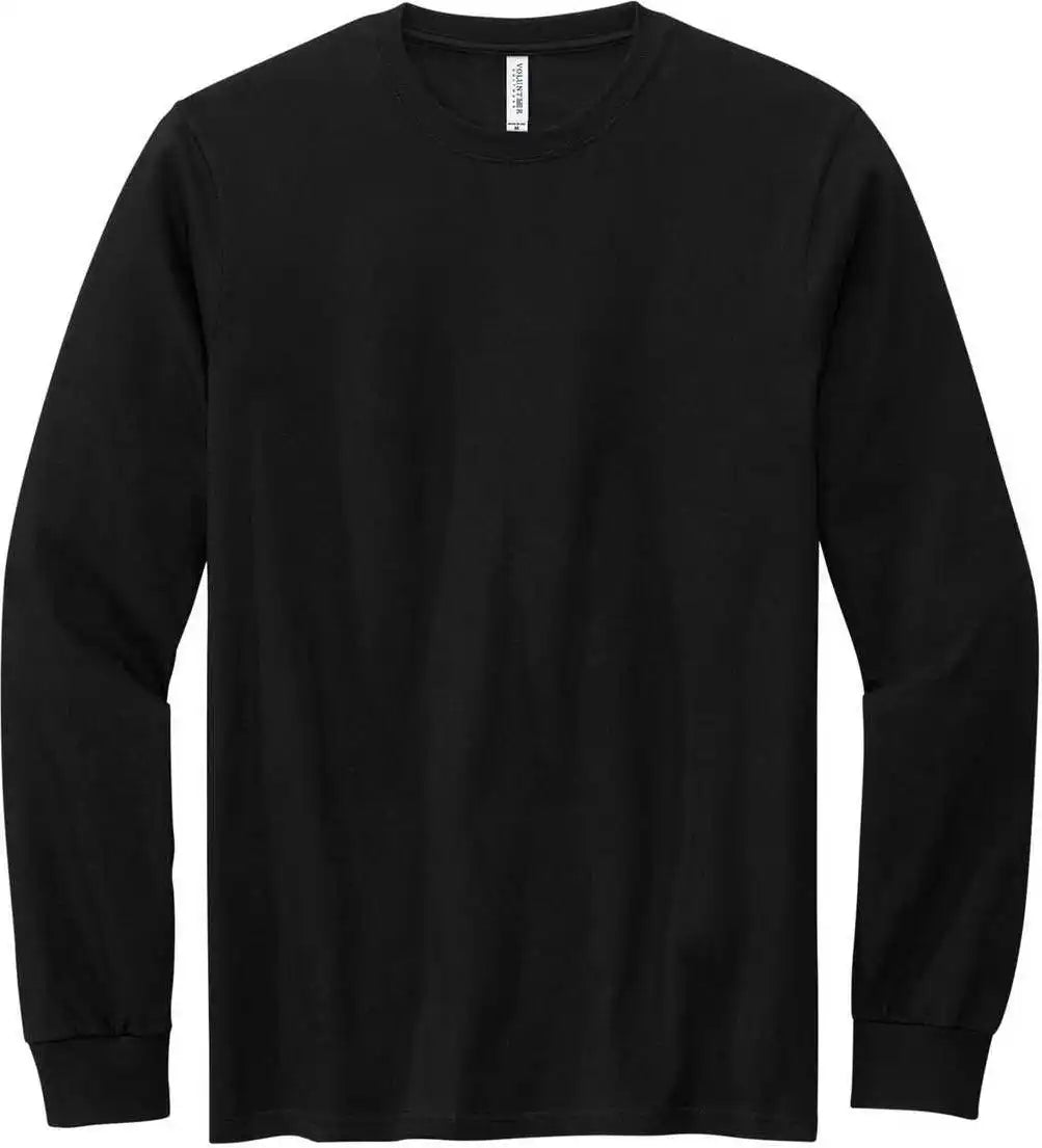 Volunteer Knitwear Vl60ls Chore Long Sleeve Tee - Deep Black