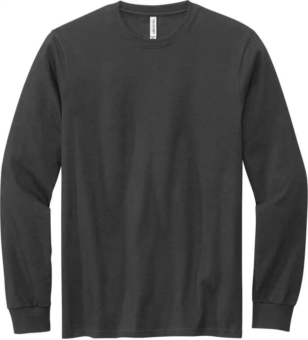 Volunteer Knitwear Vl60ls Chore Long Sleeve Tee Grey Steel