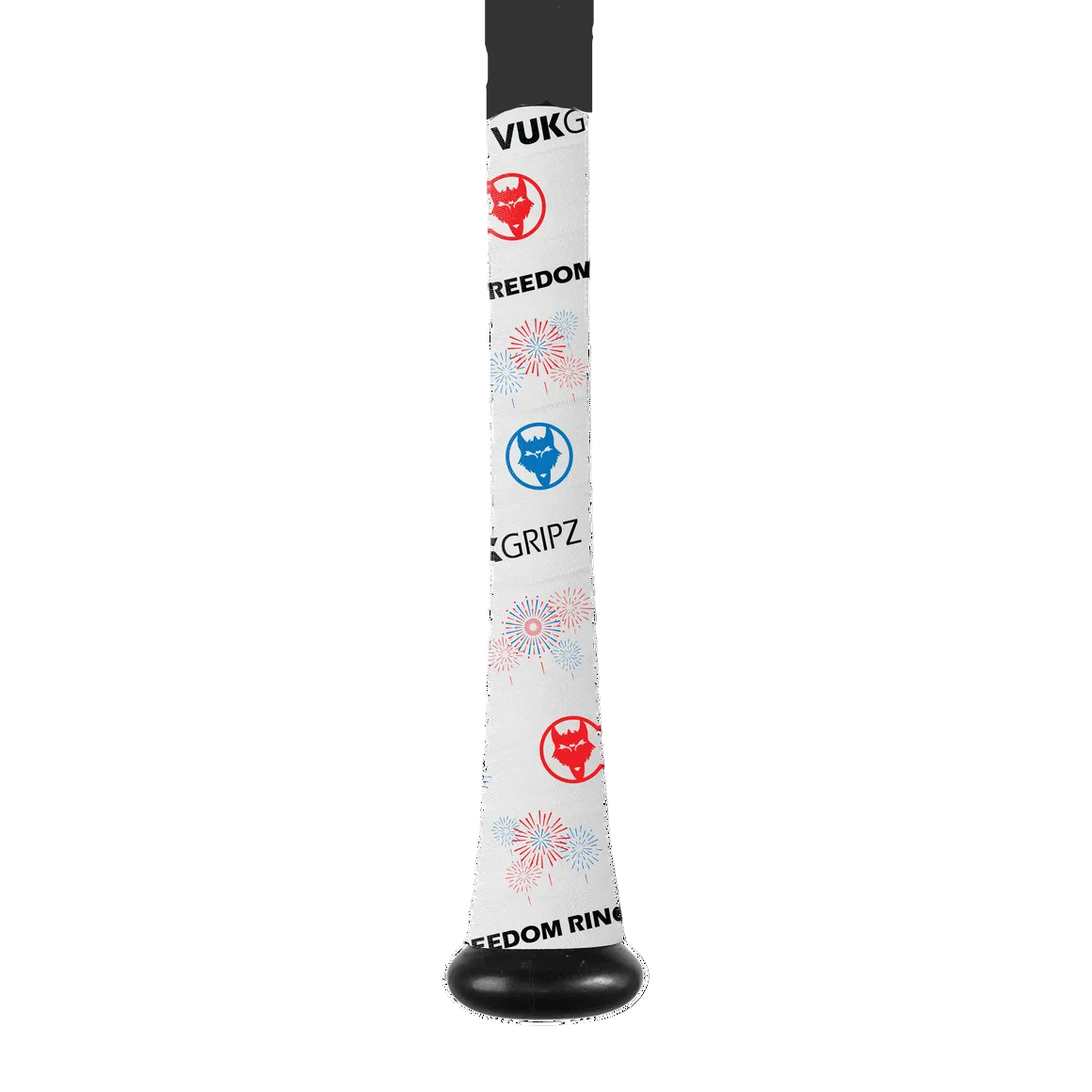 Vukgripz 250th Anniversary Bat Grip Series - Let Freedom Ring - White