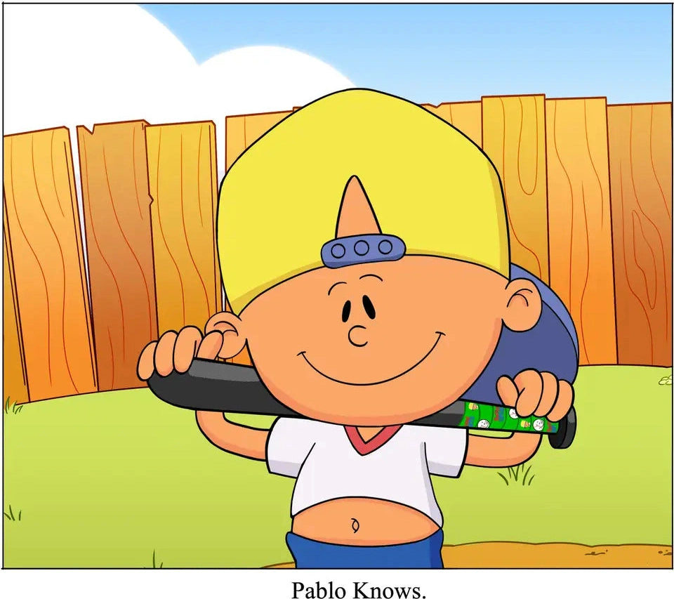 Vukgripz Backyard Baseball Collection Pablo Sanchez Bat Grip Tape - White