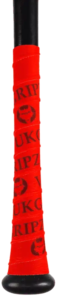 Vukgripz Baseball Bat Grip - Red Black