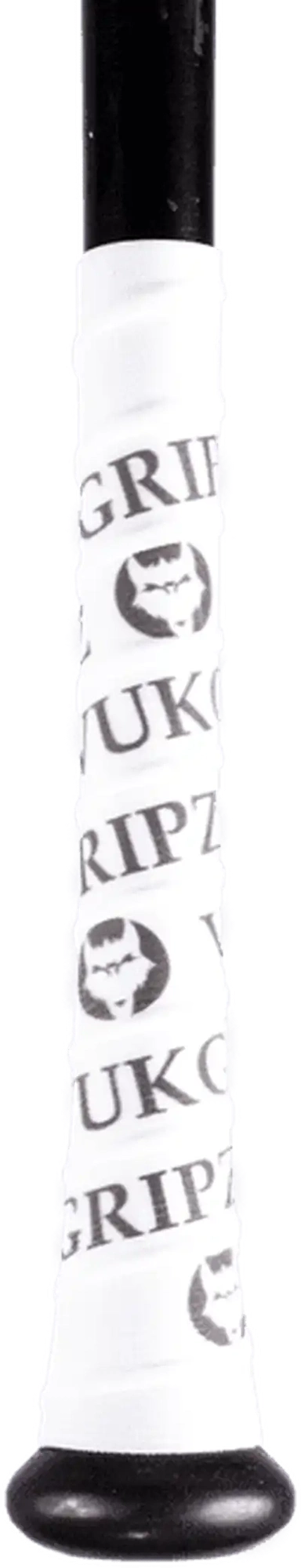 Vukgripz Baseball Bat Grip Tape - White Black