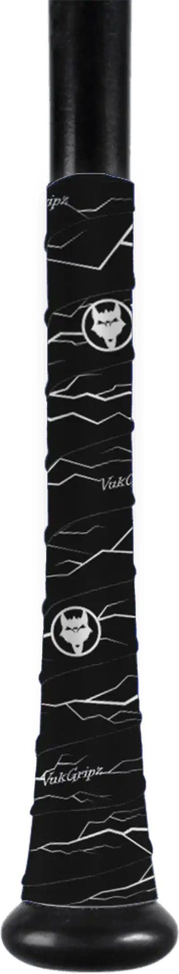 Vukgripz Pulse Baseball Bat Grip Tape - Black White