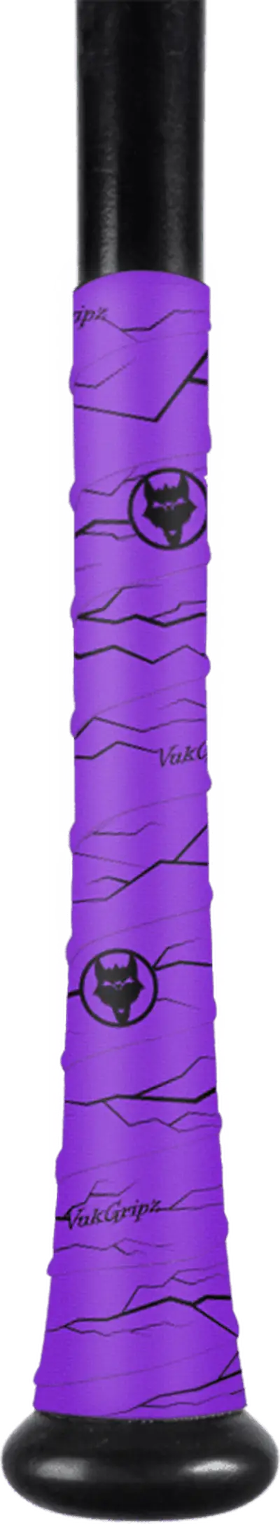 Vukgripz Pulse Baseball Bat Grip Tape - Purple Black