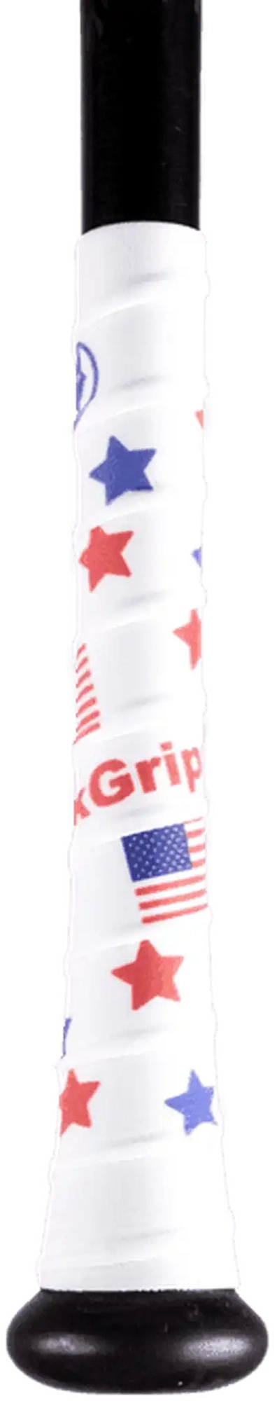 Vukgripz Stars & American Baseball Bat Grip Tape - White Red