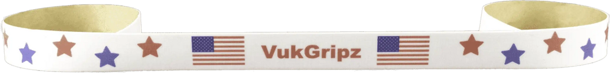 Vukgripz Stars &amp; American Baseball Bat Grip Tape - White Red