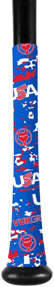 Vukgripz Usa Baseball Bat Grip Tape Collection - Blue Camo