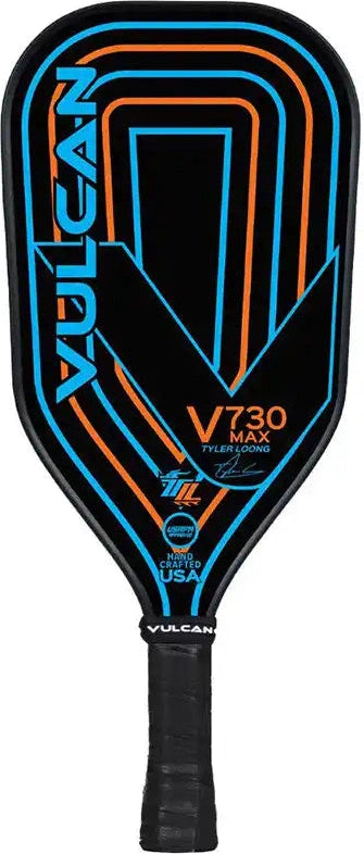 Vulcan V730 Max Pickleball Paddle Loong Circuit - Black