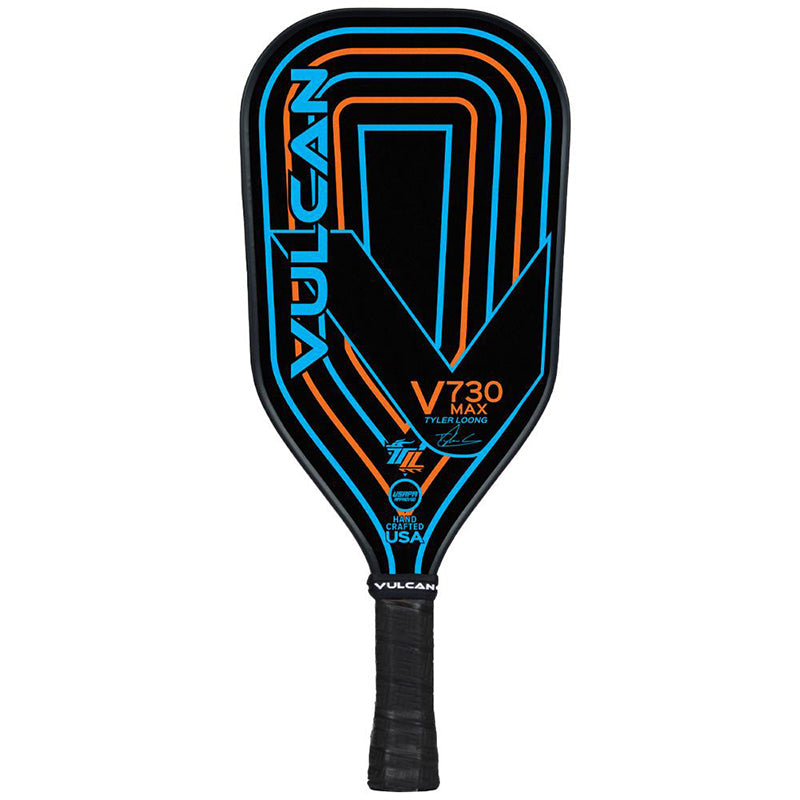 Vulcan V730 Max Pickleball Paddle (tyler Loong Signature) (black) - Blk / Os