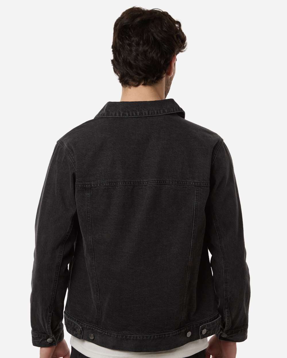 Washed Black Men's Cooper Denim Jacket - M75 plain