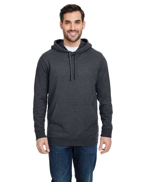 Washed Black Unisex Hemp Hero Hooded Sweatshirt - EC950 plain
