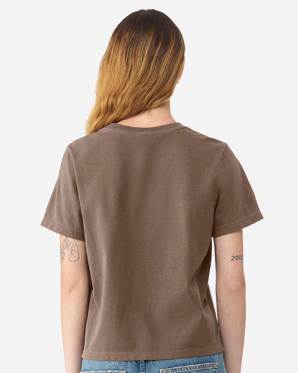 Washed Cocoa Women's Garment-Dyed Tee - 6110GD