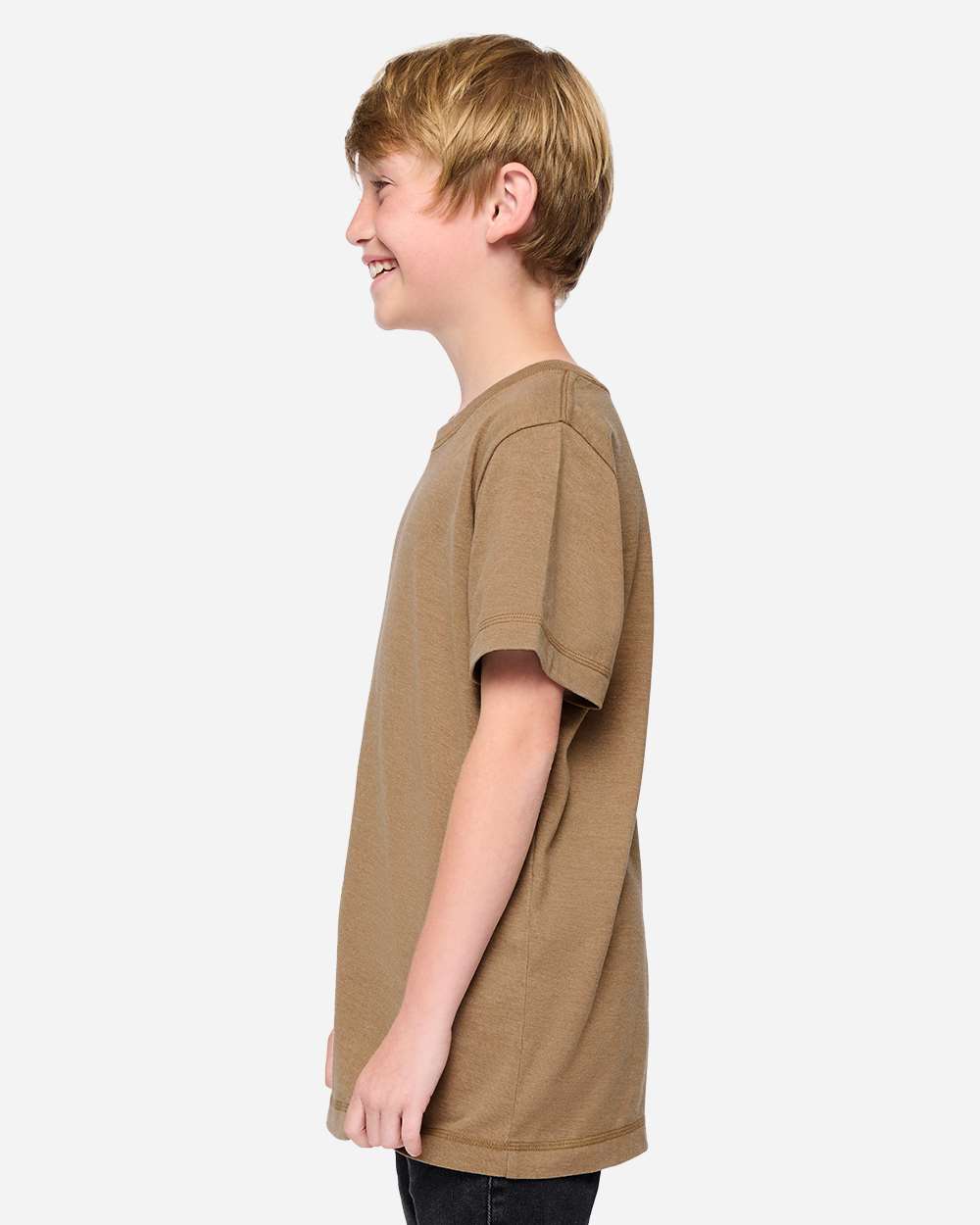 Washed Coyote Brown Youth Vintage Wash Tee - 6102