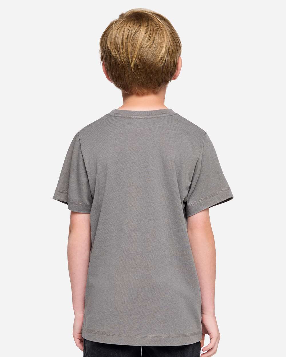 Washed Grey Youth Vintage Wash Tee - 6102