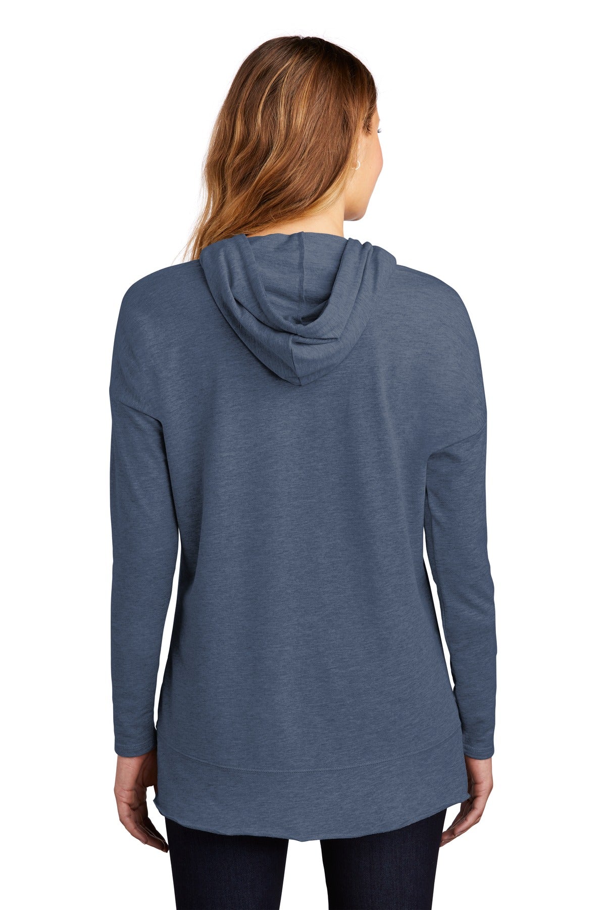 Washed Indigo District Women's Featherweight French Terry Hoodie DT671