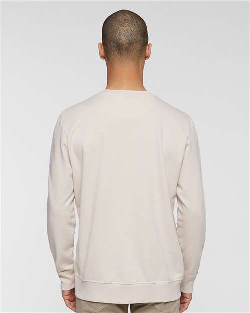 Washed Natural Vintage Wash Fleece Crewneck Sweatshirt - 6935