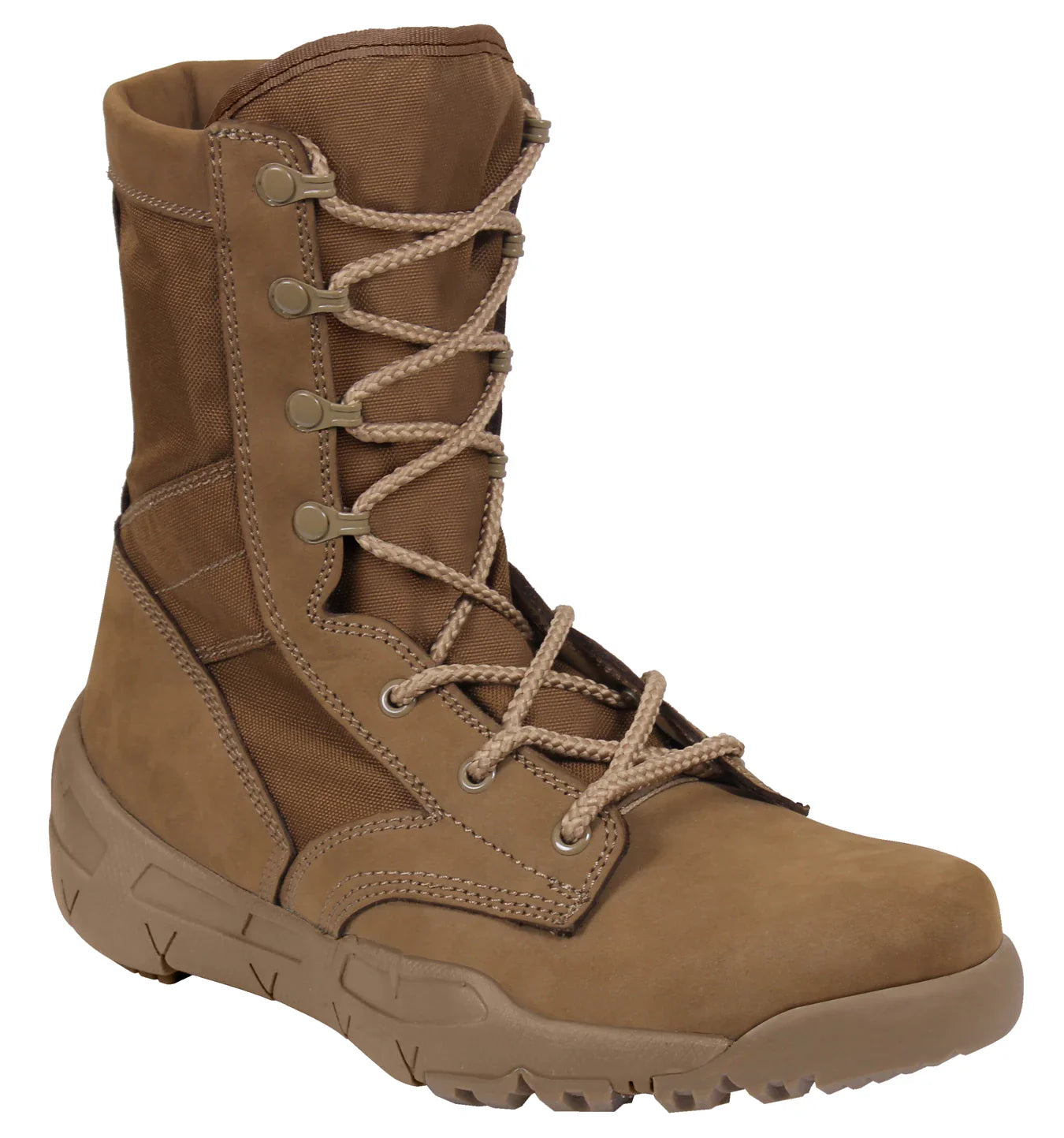 Waterproof V-max Lightweight Tactical Boots - Ar 670-1 Coyote Brown - 8.5 Inch