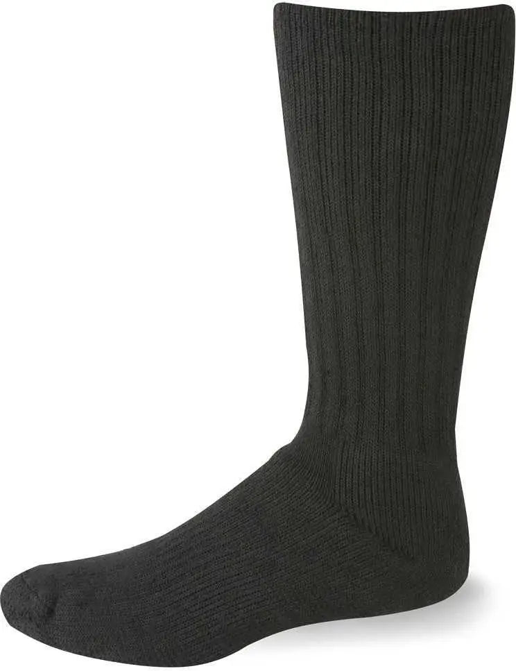 Wb Work Wear 4566 Wool Crew Socks -- Black