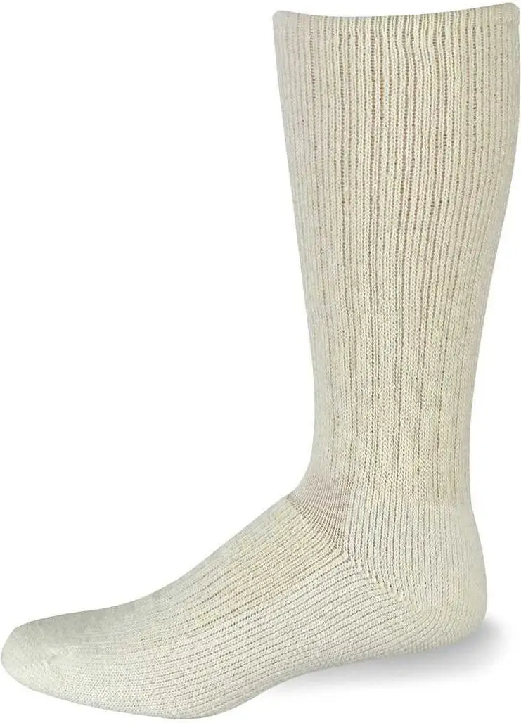 Wb Work Wear 4566 Wool Crew Socks -- White