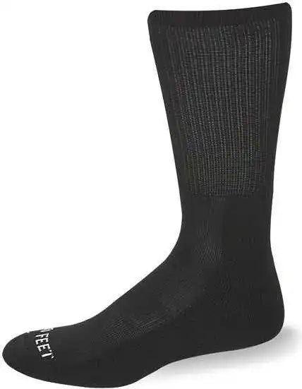 Wb Work Wear 5285/6 Performance Physical Crew (6 Pair Pkg) Socks - Black