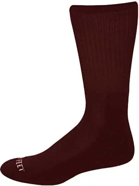 Wb Work Wear 5285 Lightweight Dress Crew Socks - Dark Brown