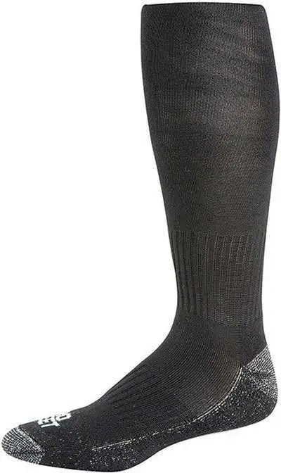 Wb Work Wear 730 Performance Silver Tech Knee High Socks - Black