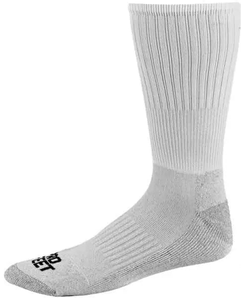 Wb Work Wear 731 Performance Silver Tech Crew Socks - White