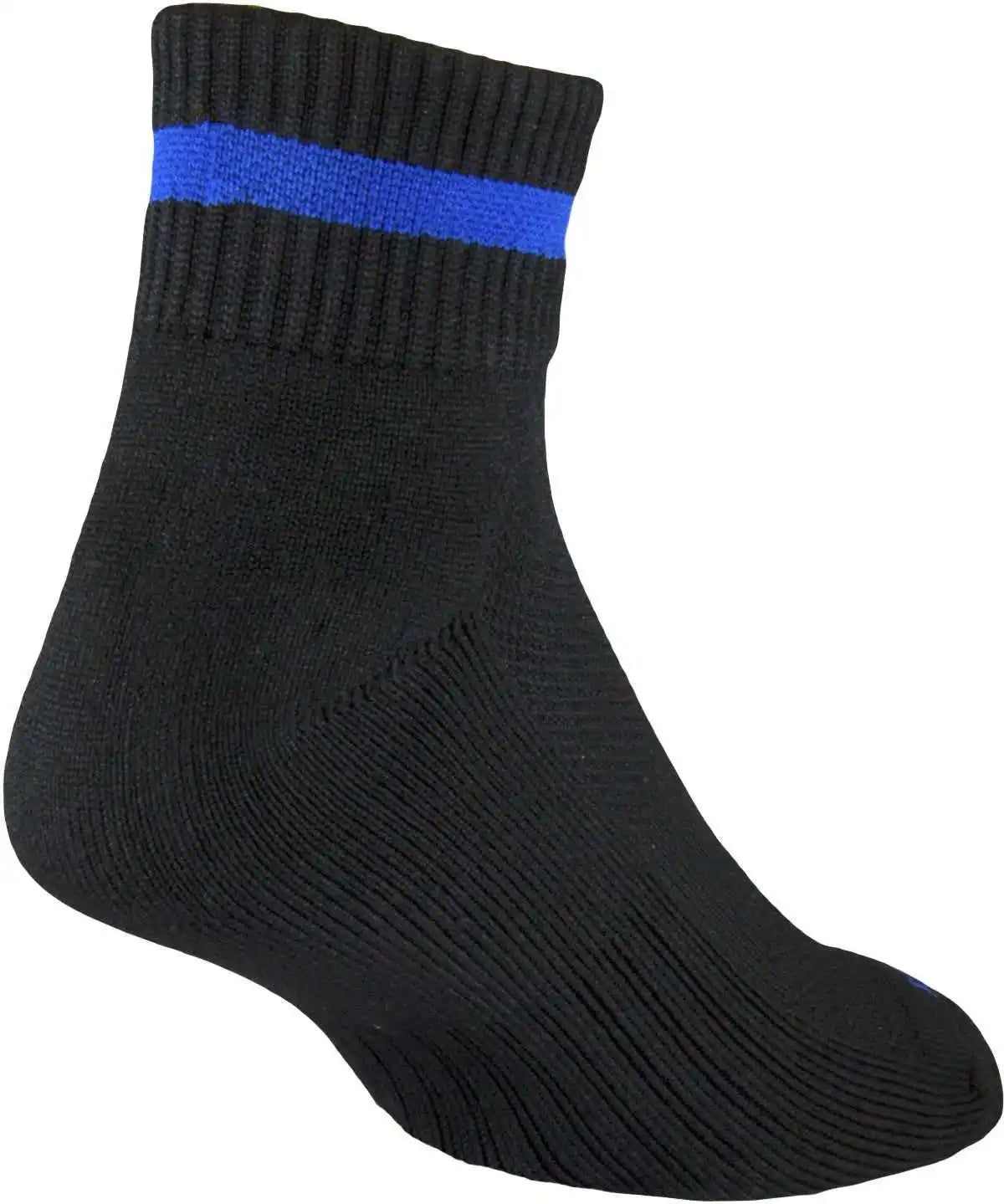 Wb Work Wear Hs1404 Hero Series Solidarity Quarter Socks - Black Royal