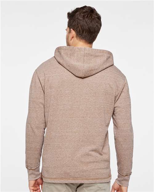 Weathered Coyote Brown Vintage Wash Fleece Hoodie - 6936