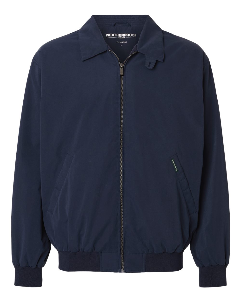 Weatherproof 1610mv Men’s Microfiber Bomber Jacket - Navy