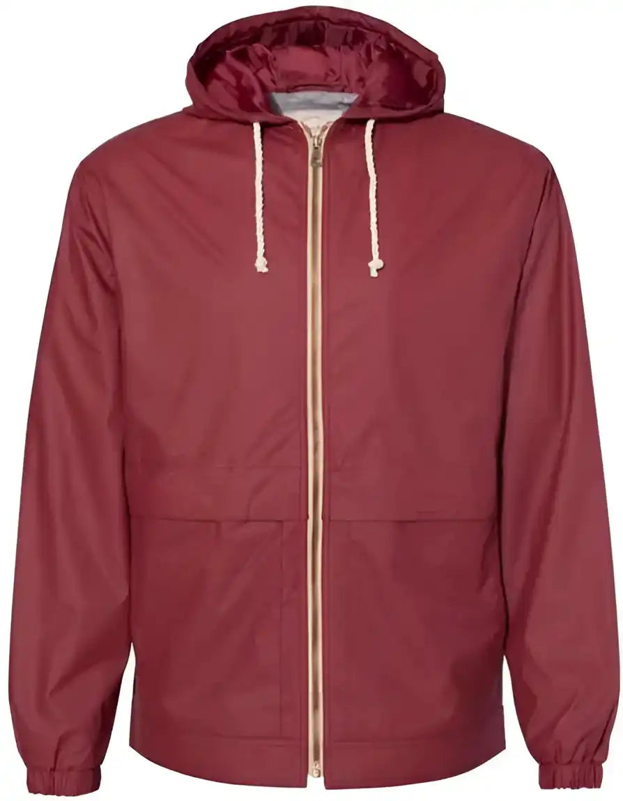 Weatherproof 193910 Vintage Hooded Rain Jacket - Biking Red
